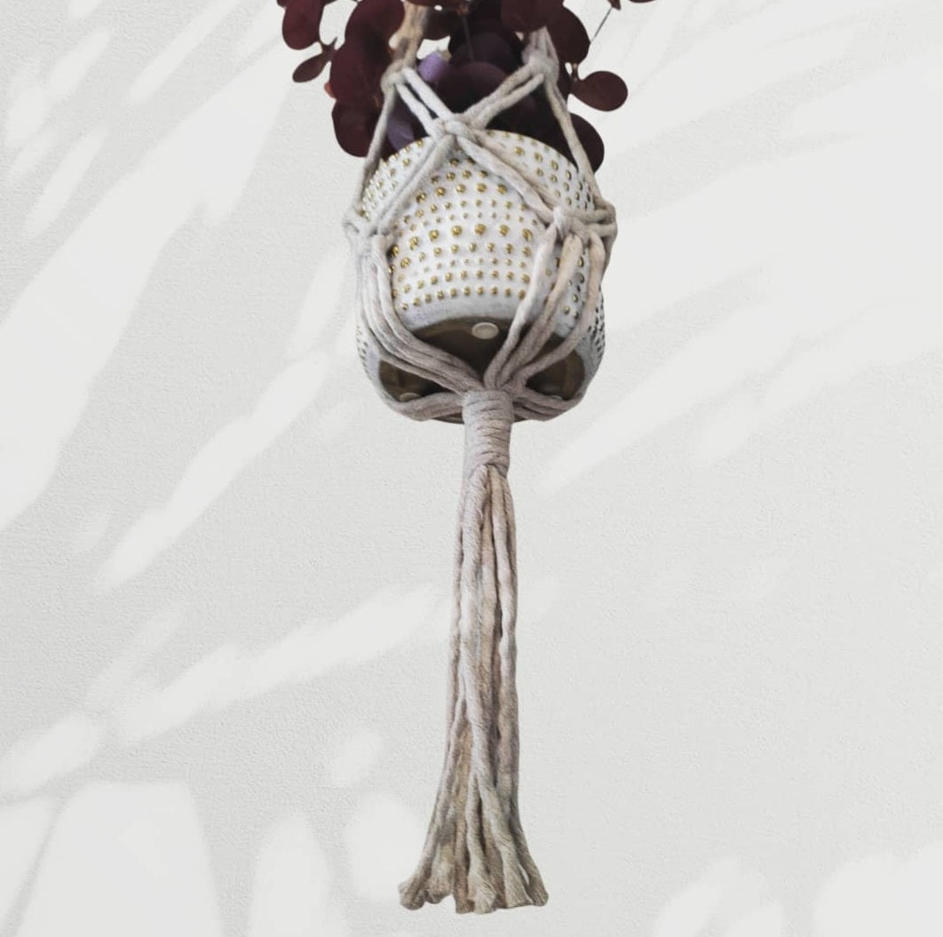 Jardinière, Suspension pour Plante en Macramé - FIORE