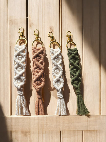 Porte-clés en Macramé