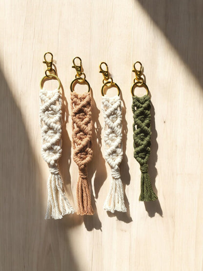 Porte-clés en Macramé