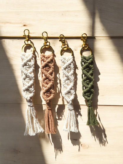 Porte-clés en Macramé