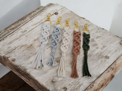 Porte-clés en Macramé