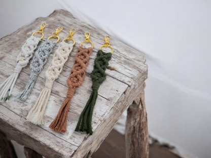 Porte-clés en Macramé
