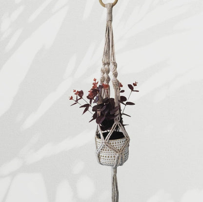Jardinière, Suspension pour Plante en Macramé - FIORE