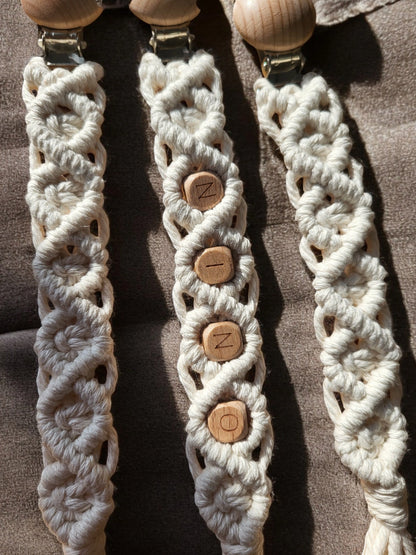 Attaches-Suces en Macramé Personnalisables