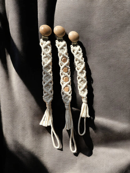 Attaches-Suces en Macramé Personnalisables