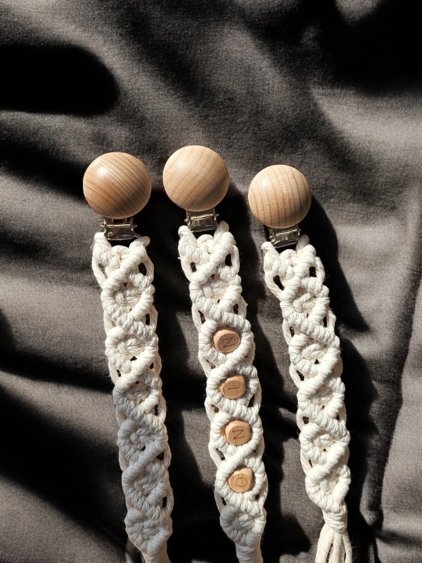 Attaches-Suces en Macramé Personnalisables